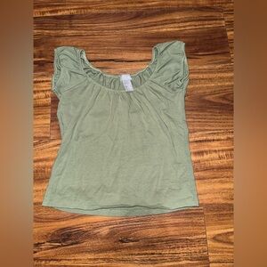 Girls Green Shirt Size L